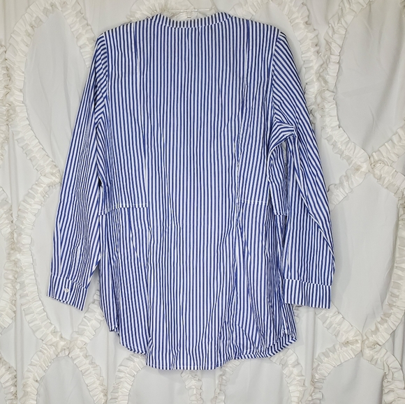 Sundance Striped Button Down Blouse Top XL - Picture 2 of 4